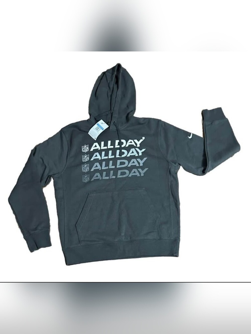 Nike Men’s Gray "ALL DAY" Pullover Hoodie